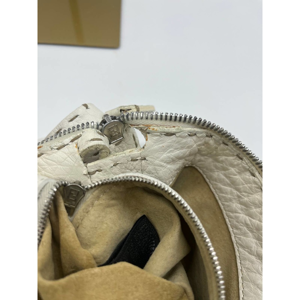 Vintage Fendi Rare 00s authentic Chain Strap Shoulder Hang Bag - Picture 8 of 16